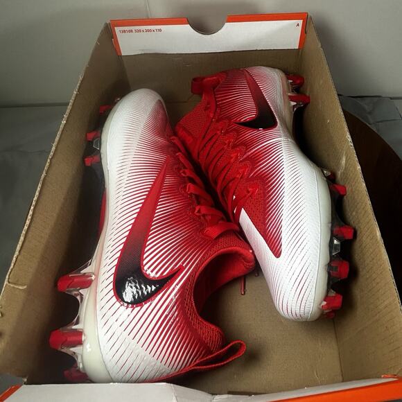 Nike Vapor Untouchable Pro TD Red Football Cleats 833385-601 RARE Men\'s Size 8.5